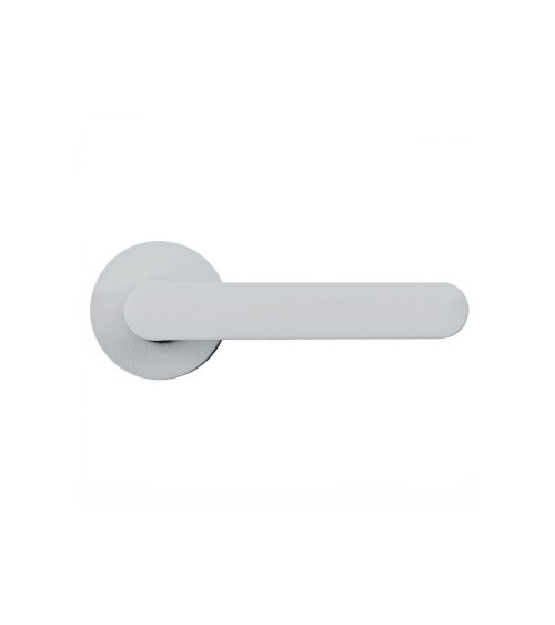 Maniglia per porta color bianco - Moon One Ronde - maniglia design