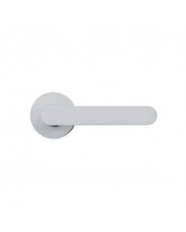 Maniglia per porta color bianco - Moon One Ronde - maniglia design