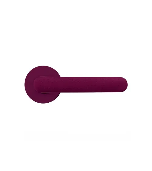 Maniglia per porta color Viola Bordeaux - Moon One Ronde - maniglia design
