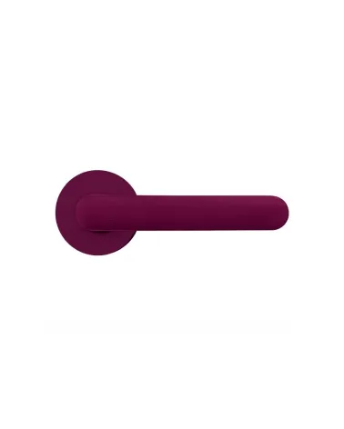 Maniglia per porta color Viola Bordeaux - Moon One Ronde - maniglia design