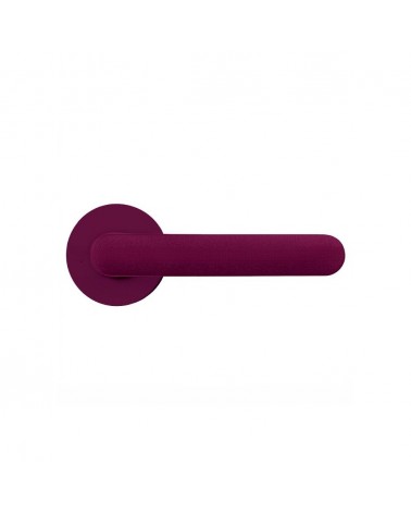 Maniglia per porta color Viola Bordeaux - Moon One Ronde - maniglia design