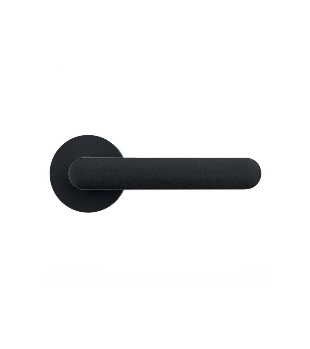 Maniglia per porta color nero - Moon One Ronde - maniglia design
