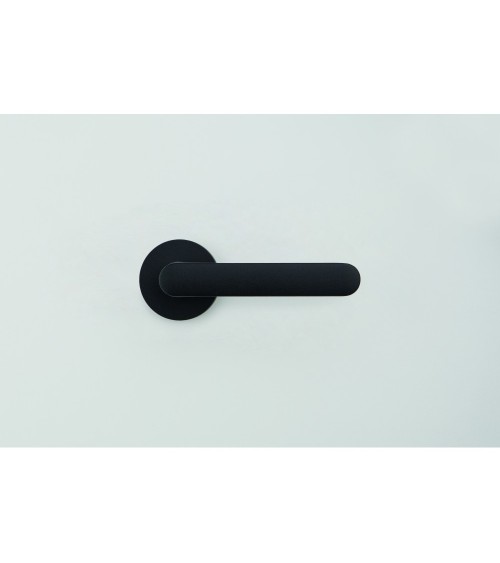 Maniglia per porta color nero - Moon One Ronde - maniglia design