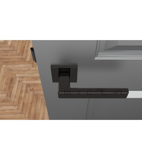 Maniglia per porta su placca quadrata TILLIA maniglia design