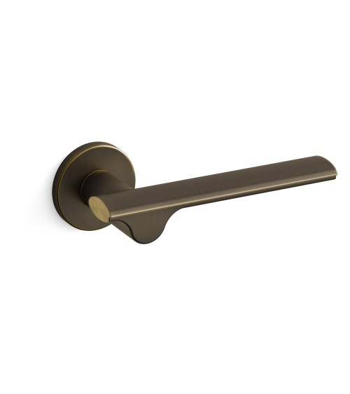 Maniglia per porta bronzo opaco Mandelli Ara maniglia design