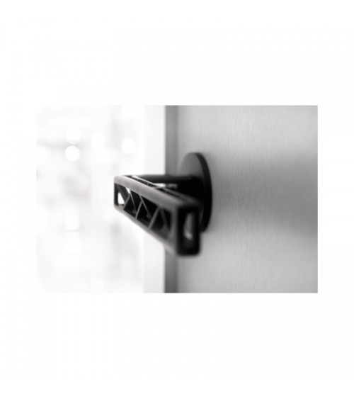 Maniglia per porta ORIGINALE su placca tonda Scheletro - maniglia design