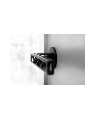 Maniglia per porta ORIGINALE su placca tonda Scheletro - maniglia design