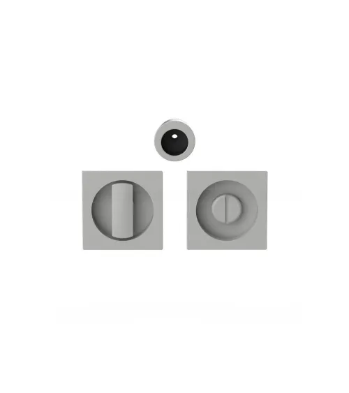 Maniglia per porta scorrevole con condanna di colore argento Moon One maniglia design
