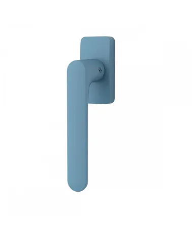 Maniglia per finestra di colore Blu Oceano - Moon One Quadrata - maniglia design