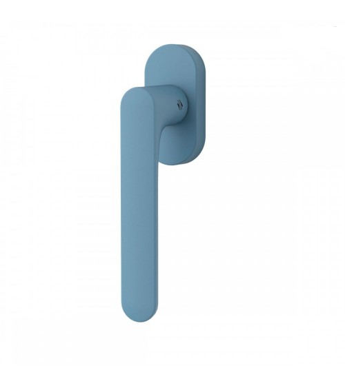 Maniglia per finestra di colore Blu Oceano - Moon One Rotonda - maniglia design