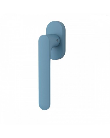 Maniglia per finestra di colore Blu Oceano - Moon One Rotonda - maniglia design
