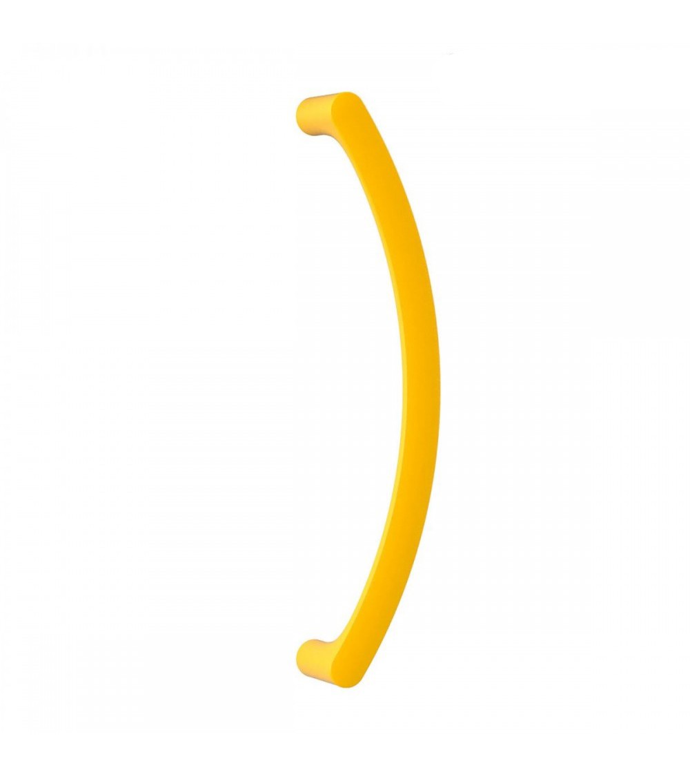 Maniglia bastone da maresciallo, maniglia di tiro colore Giallo Limone Moon One - maniglia design