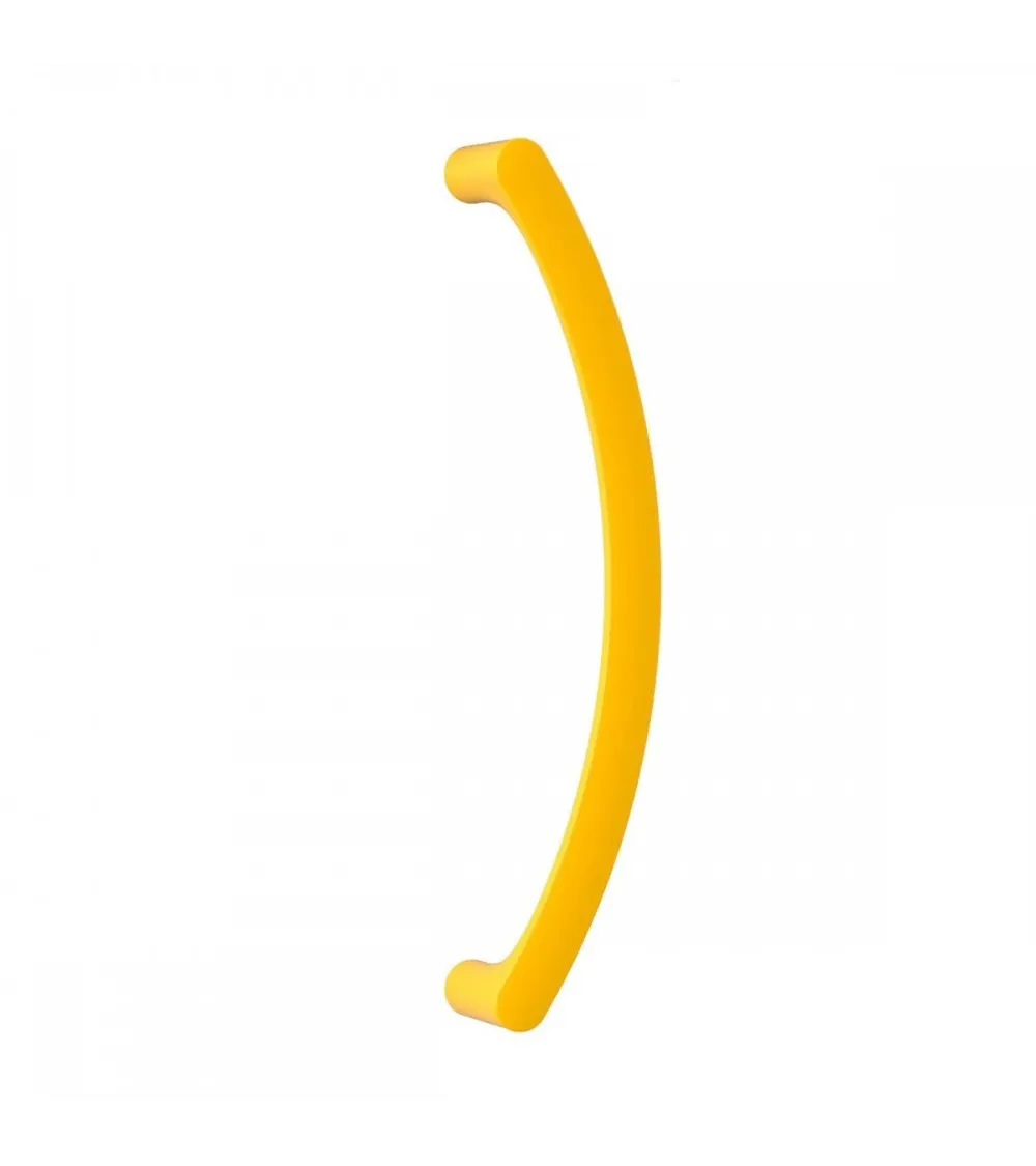 Maniglia bastone da maresciallo, maniglia di tiro colore Giallo Limone Moon One - maniglia design