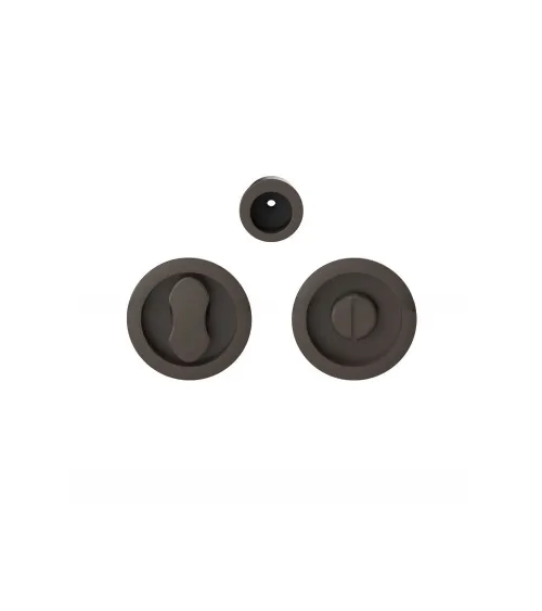 Maniglia per porta scorrevole con chiusura privacy marrone Moon One maniglia design