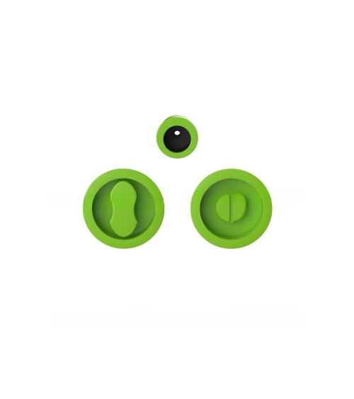 Maniglia per porta scorrevole con chiusura privacy colore Verde Limone Moon One maniglia design