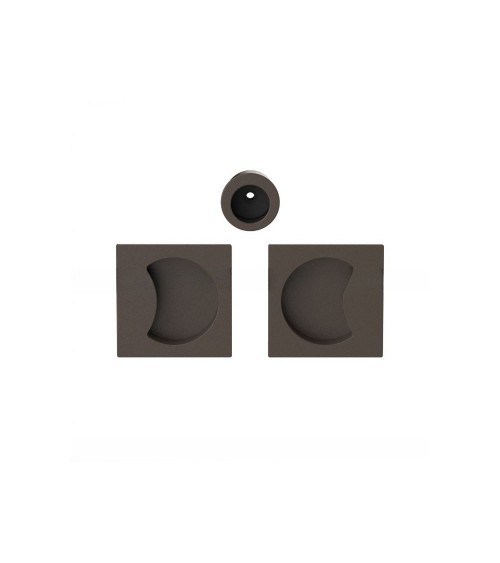 Maniglia per porta scorrevole di colore marrone Colombo Design Moon One maniglia design