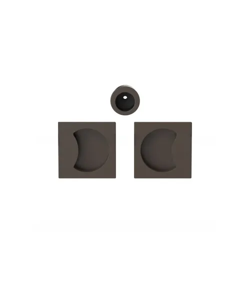 Maniglia per porta scorrevole di colore marrone Colombo Design Moon One maniglia design