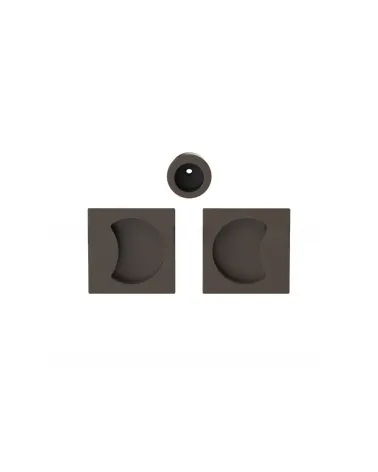 Maniglia per porta scorrevole di colore marrone Colombo Design Moon One maniglia design