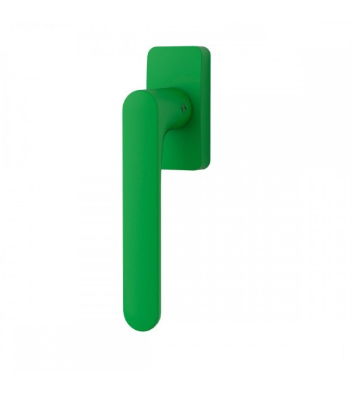 Maniglia per finestra colore Verde Limone - Moon One Quadrata - maniglia design