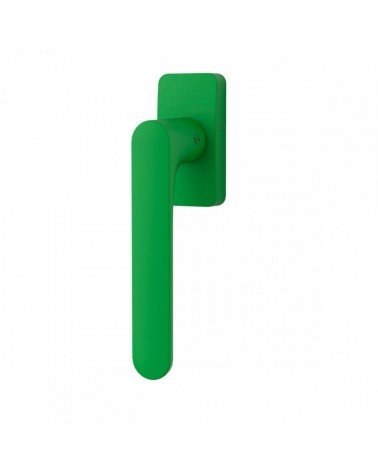 Maniglia per finestra colore Verde Limone - Moon One Quadrata - maniglia design