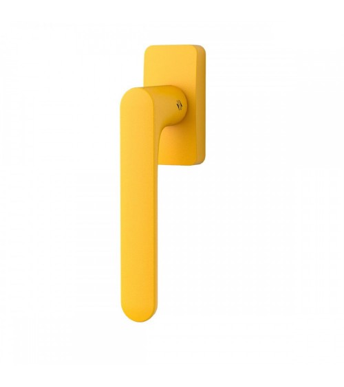 Maniglia per finestra colore Giallo Limone - Moon One Quadrata - maniglia design