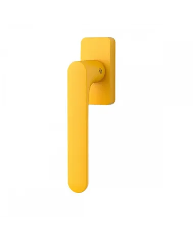 Maniglia per finestra colore Giallo Limone - Moon One Quadrata - maniglia design