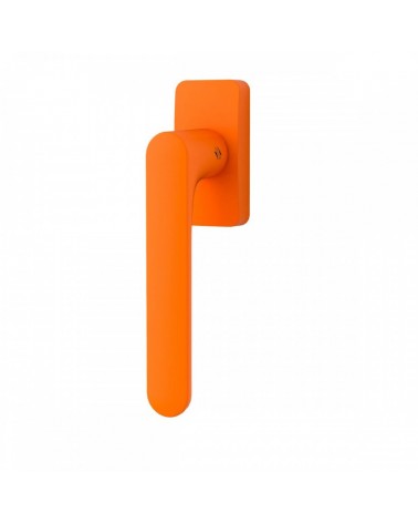 Maniglia per finestra colore Arancione Tramonto - Moon One Quadrata - maniglia design