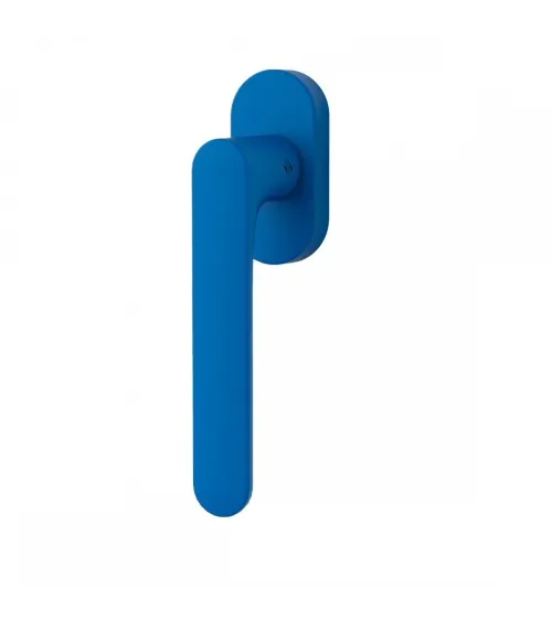 Maniglia per finestra colore Blu Capri - Moon One Rotonda - maniglia design