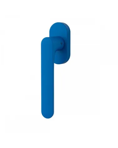 Maniglia per finestra colore Blu Capri - Moon One Rotonda - maniglia design