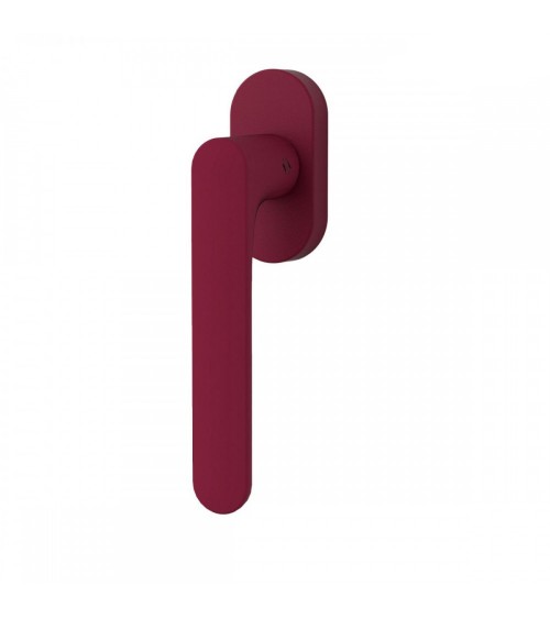 Maniglia per finestra colore Viola Bordeaux - Moon One Rotonda - maniglia design