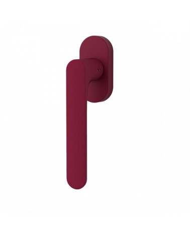 Maniglia per finestra colore Viola Bordeaux - Moon One Rotonda - maniglia design