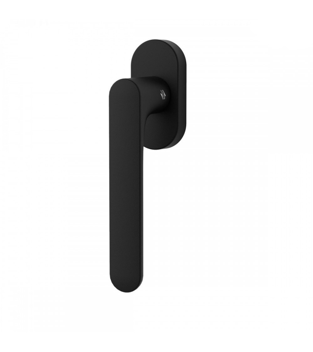 Maniglia per finestra di colore Nera - Moon One Rotonda - maniglia design