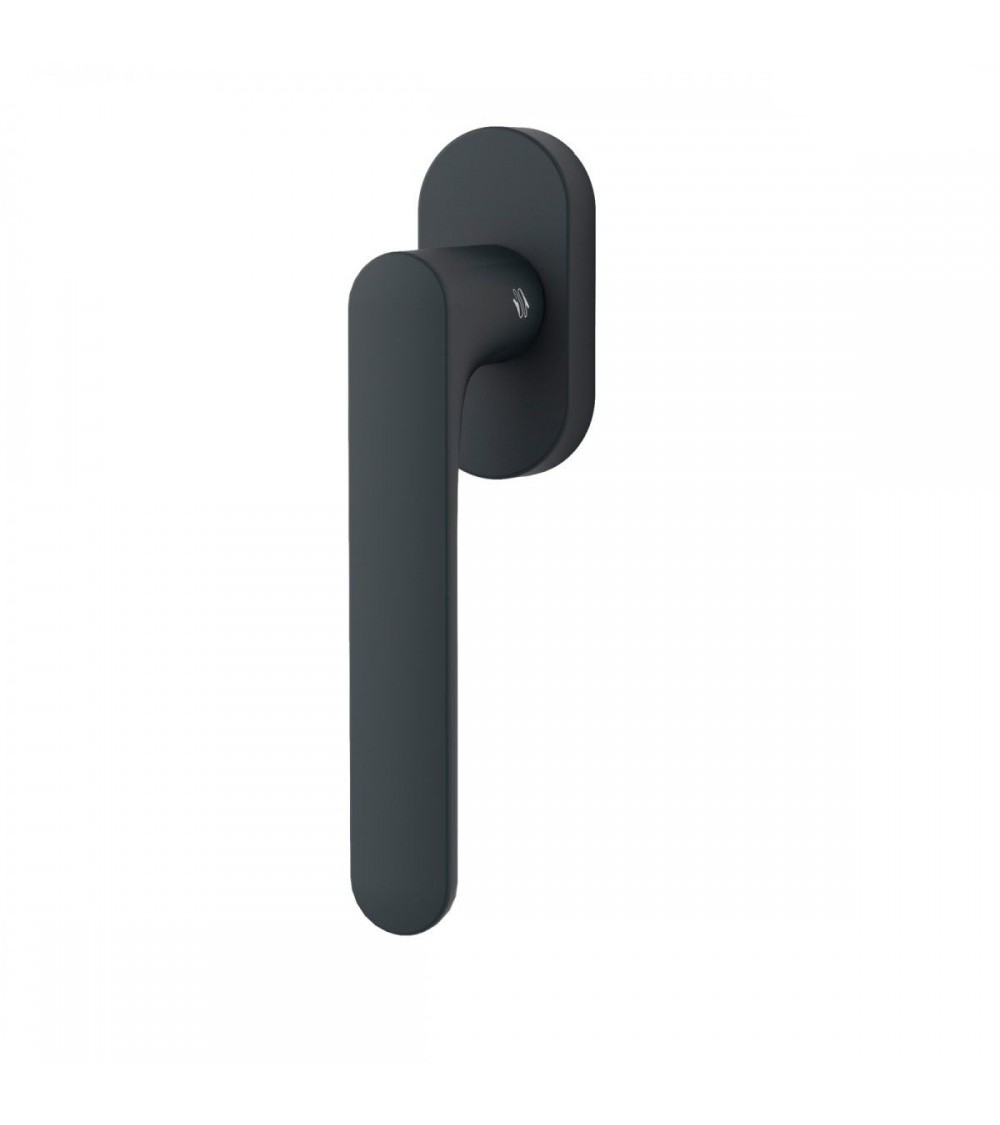 Maniglia per finestra di colore Titanio - Moon One Rotonda - maniglia design