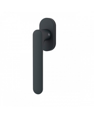 Maniglia per finestra di colore Titanio - Moon One Rotonda - maniglia design