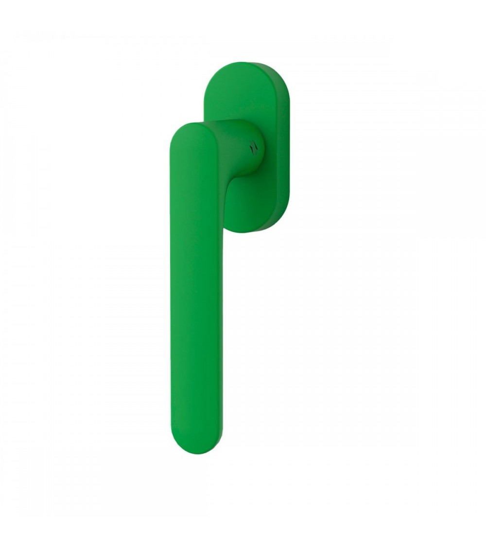 Maniglia per finestra di colore Verde Lime - Moon One Rotonda - maniglia design