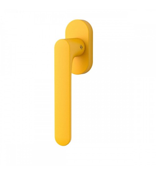 Maniglia per finestra di colore Giallo Limone - Moon One Rotonda - maniglia design