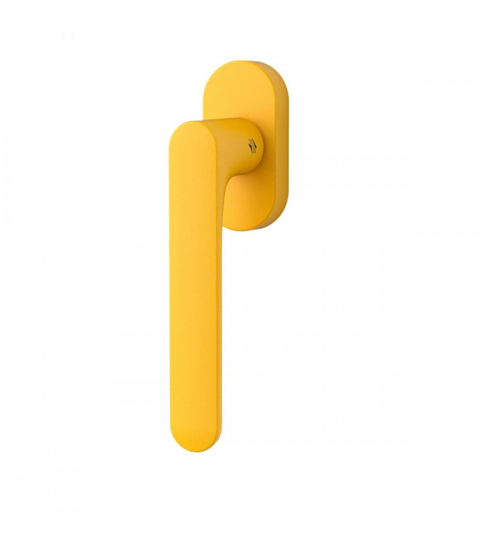 Maniglia per finestra di colore Giallo Limone - Moon One Rotonda - maniglia design