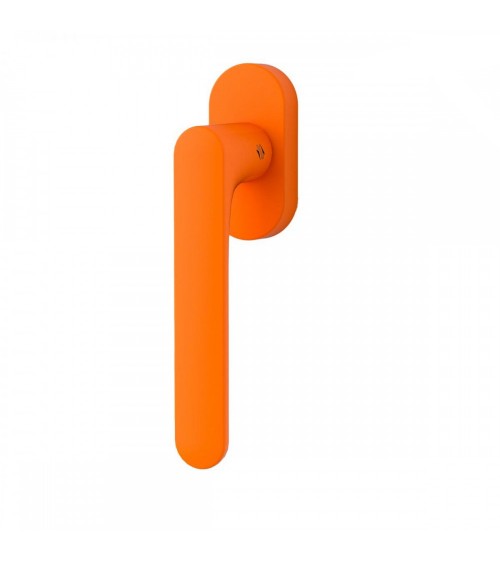 Maniglia per finestra di colore Arancione Tramonto - Moon One Rotonda - maniglia design
