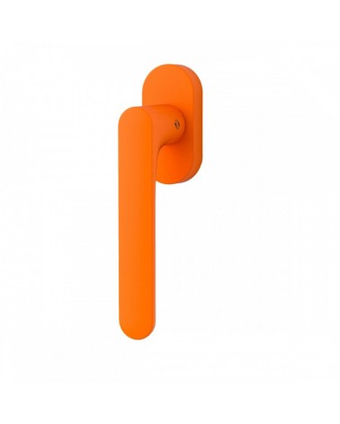 Maniglia per finestra di colore Arancione Tramonto - Moon One Rotonda - maniglia design