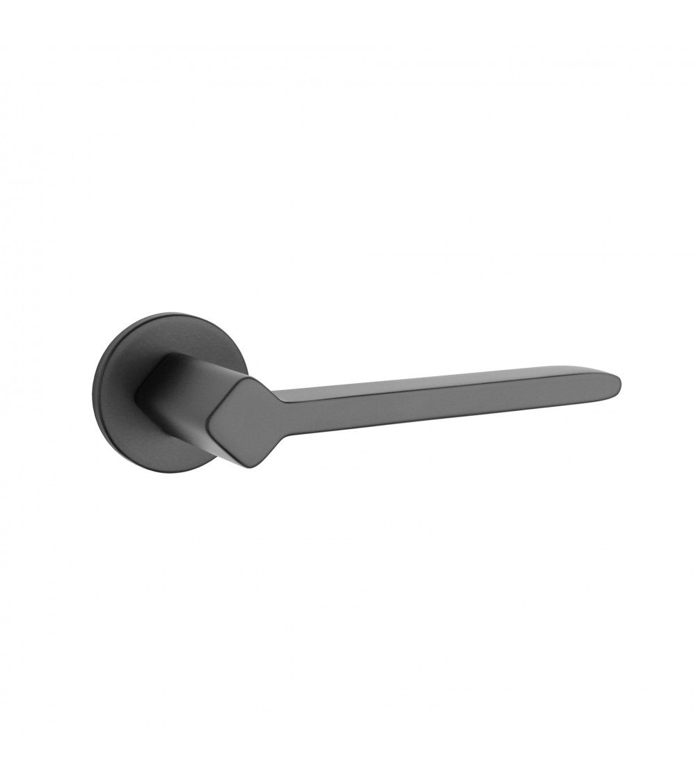 Maniglia per porta su placca rotonda NINFEA ferramenta design