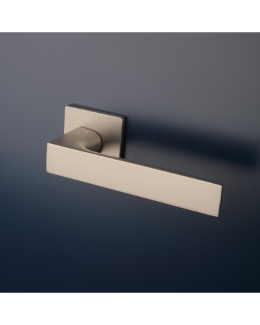 Maniglia per porta ALISSO maniglia design colore 1 montata su una porta