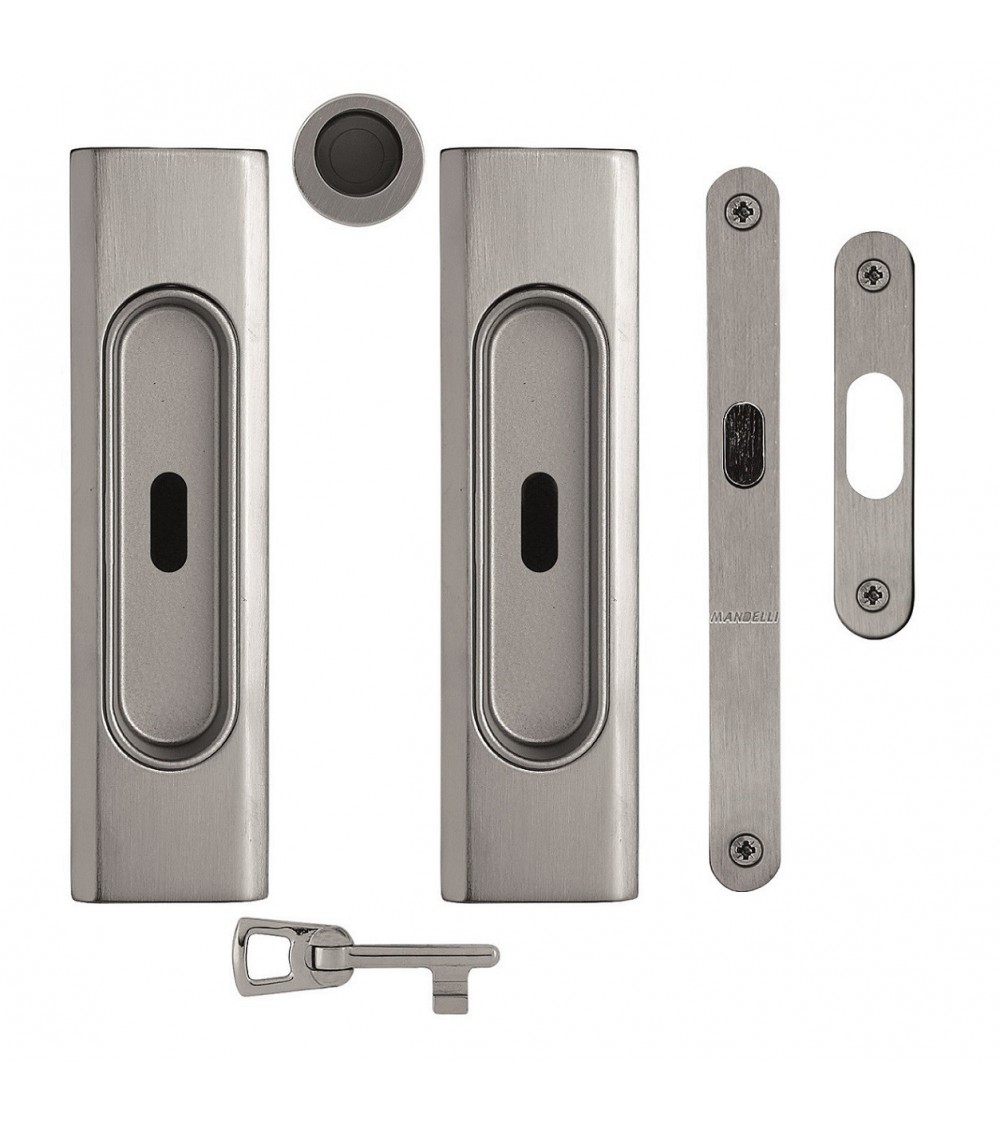 Maniglia per porta scorrevole moderna MANDELLI 1038C/S ferramenta design