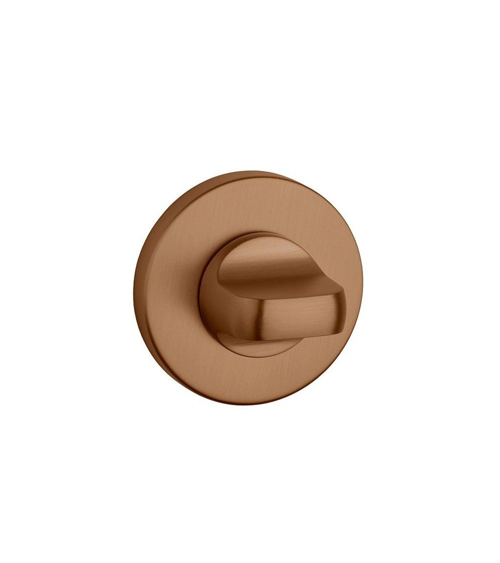 kit delle rosette tonde con condannazione per WC o bagno di colore rame