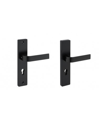 Maniglia per porta esterna moderna Tupai 3215 ferramenta design vista in coppia