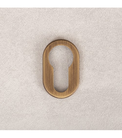 Rosetta per porta VERUM standard, a chiave a cilindro - maniglia design
