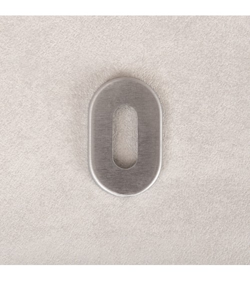 Rosetta per porta VERUM standard, con chiave da camera - maniglia design