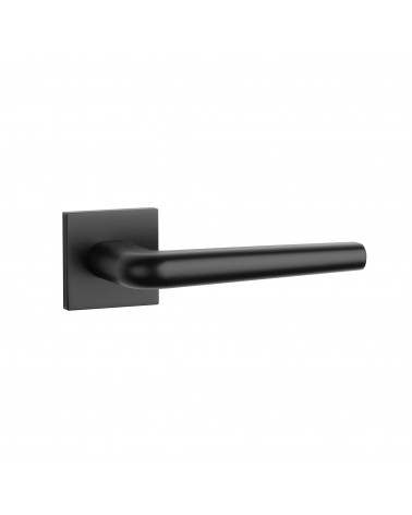 Maniglia per porta in cromo lucido su placca quadrata FUNKIA - maniglia design