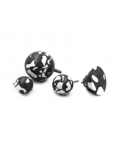 Pomolo per mobile in cemento - Urbi & Orbi Demenico Rocks Sfera - maniglia design