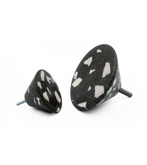 Pomello per mobile in cemento - Urbi & Orbi Demenico Rocks Cono - maniglia design