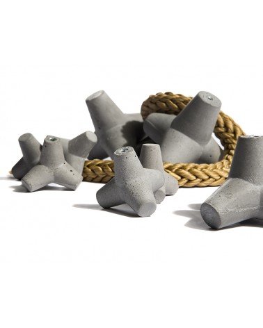 Gancio da parete in calcestruzzo / Pomolo per mobile Marine Made in Grèce - maniglia design